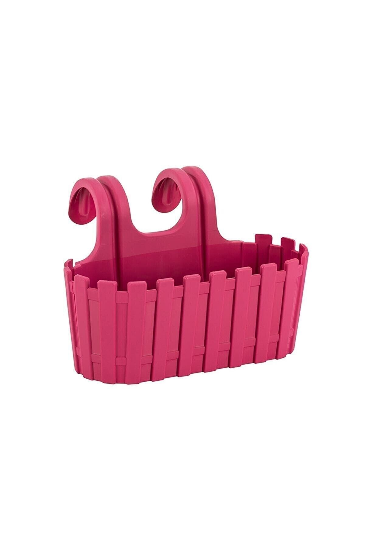 Πολύχρωμο – Πλάτος 29 cm × Ύψος 18,5 cm – Πλαστική Μπαλκονόσκαλα με Εύκολη Ανάρτηση 3 Λίτρων - Image 4