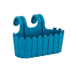 Μπλε – 30 cm – Ακασία Μπαλκόνι Γλάστρα με Εύκολη Ανάρτηση