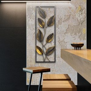 Πολύχρωμο – Μεταλλικός Πίνακας Τοίχου Μοντέρνου Στυλ