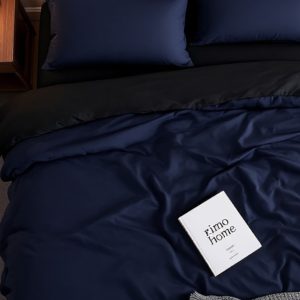 Σετ Παπλωματοθήκη Διπλής Όψης με Λάστιχο