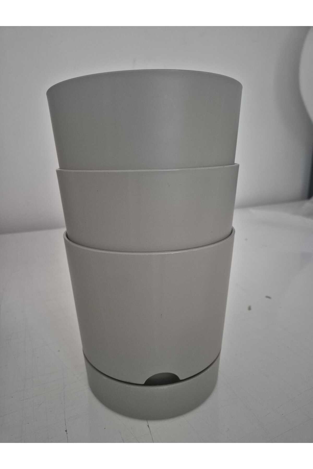 Μπεζ – Ύψος 15 - 20 cm, Διάμετρος 20-25 cm – Πλαστική Γλάστρα 5lt - Image 3